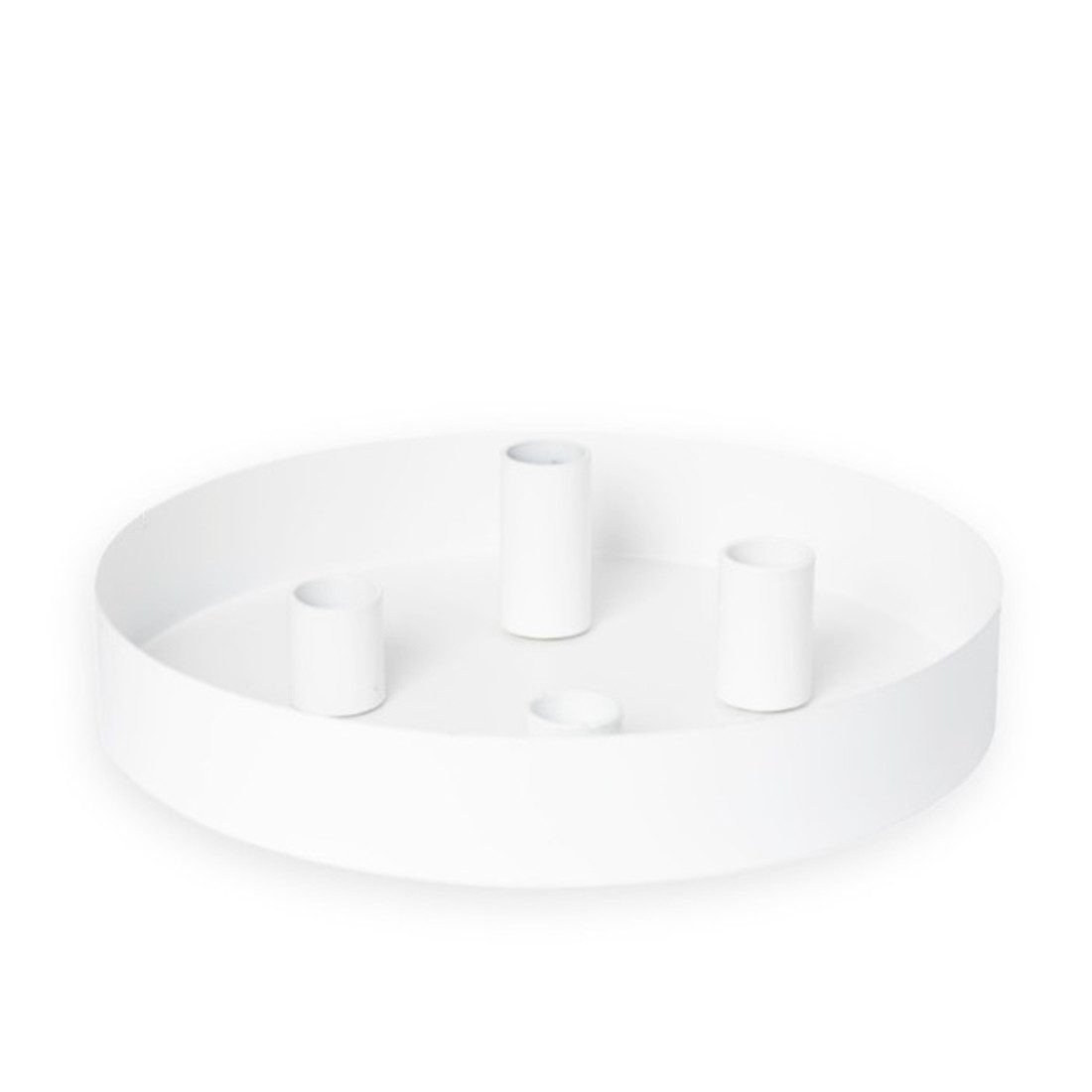 Storefactory Scandinavia Подсвечник Торшеры SUND 4er weiß, Ø 24cm x 4 cm