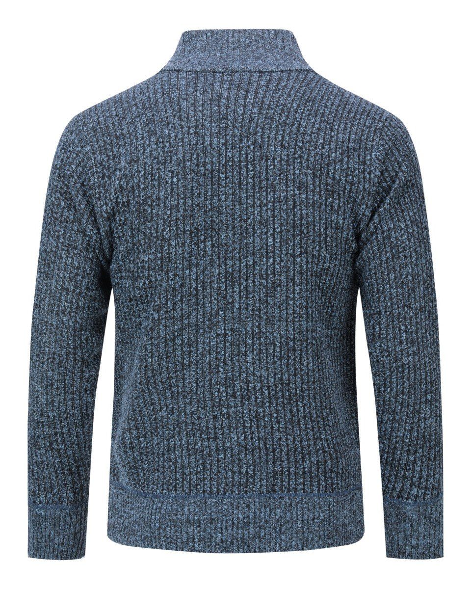 Allthemen Strickjacke mit Stehkragen Herren klassischer Cardigan günstig online kaufen
