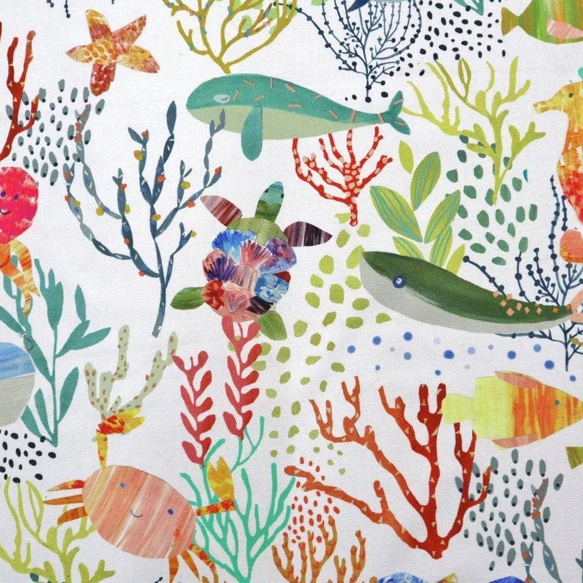 Thumbnail - Stofferia Stoff Dekostoff Panama Bubbles Jungle, Breite 138 cm, Meterware