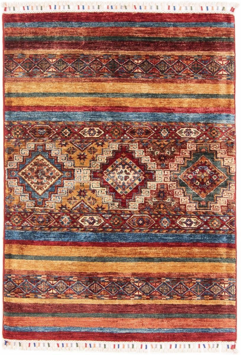 Orientteppich Arijana Shaal 89x128 Handgeknüpfter Orientteppich, Nain Trading, rechteckig, Höhe: 5 mm
