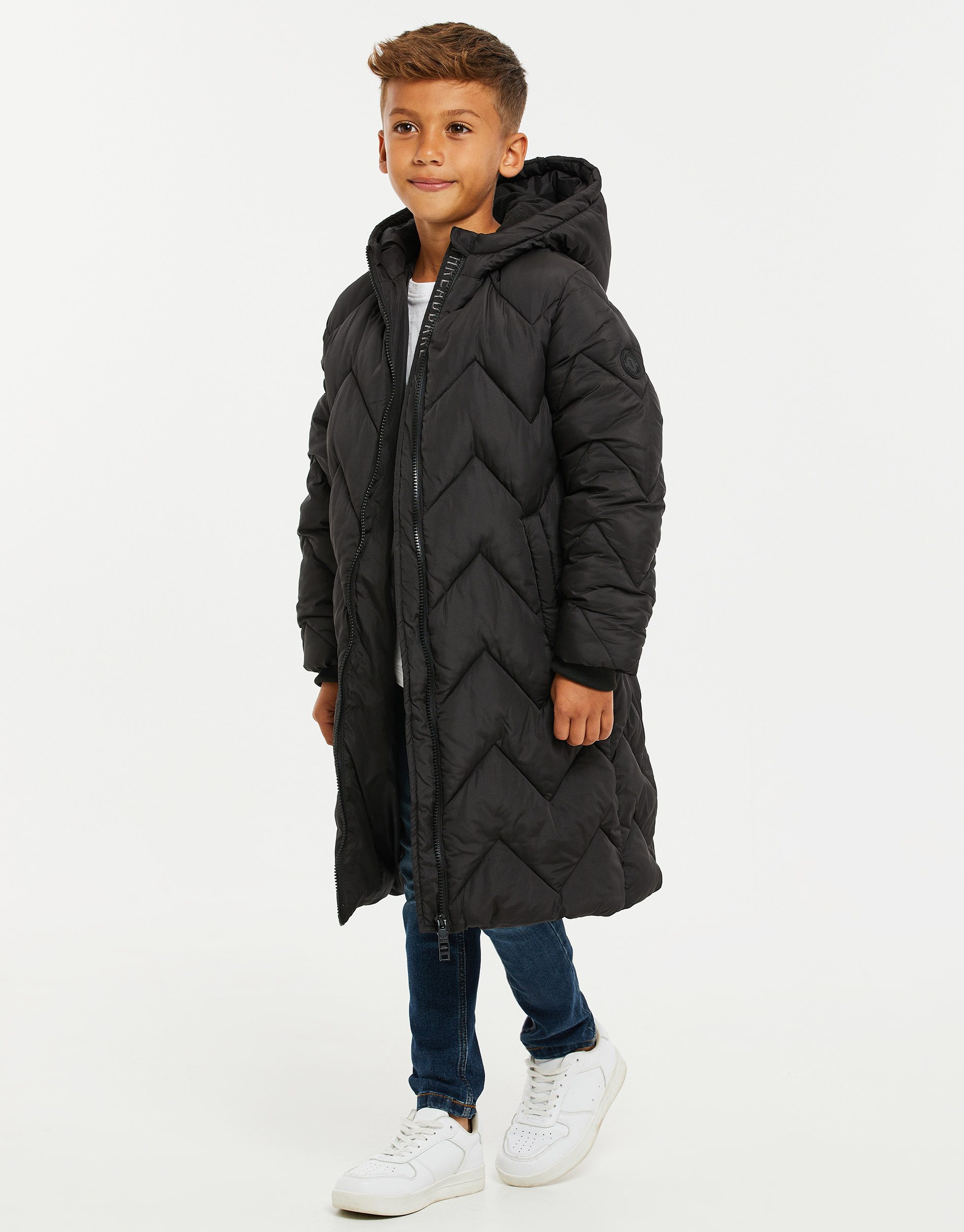 Threadboys Kurzmantel (1-tlg) im kuscheligen Design