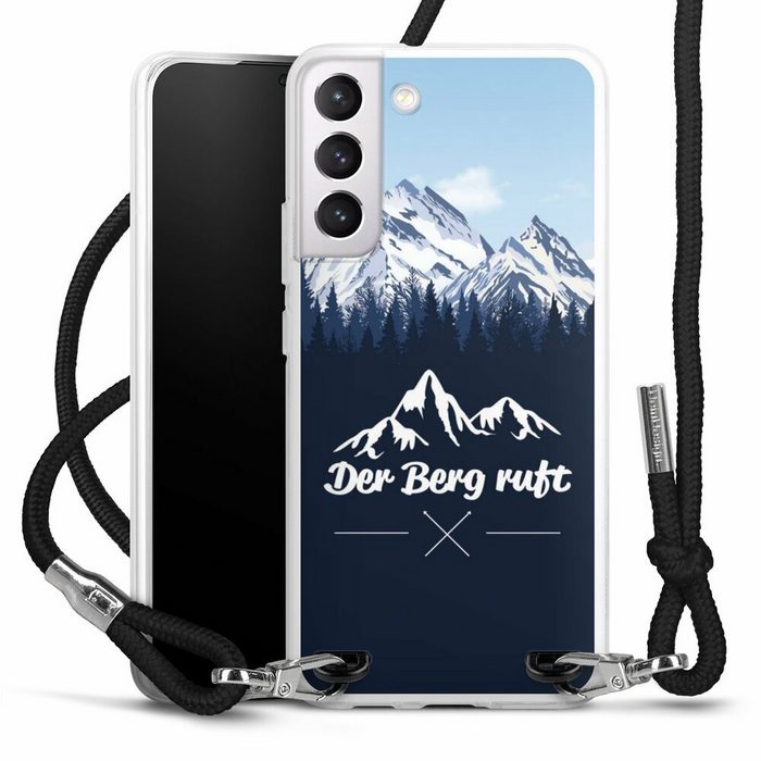 DeinDesign Handyhülle Wanderlust Berg Himmel Winterparadies Samsung Galaxy S22 Plus Handykette Hülle mit Band Case zum Umhängen