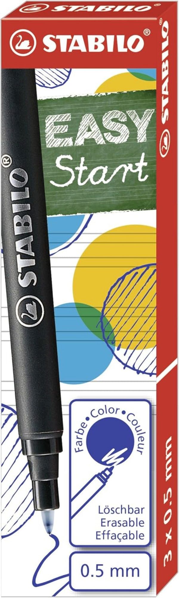 STABILO Buntstift STABILO EASYoriginal Nachfüllpatrone medium blau 3er