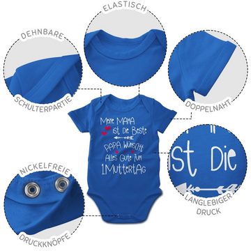 Shirtracer Shirtbody 1. Muttertag - Meine Mama ist die Beste (1-tlg) Muttertagsgeschenk