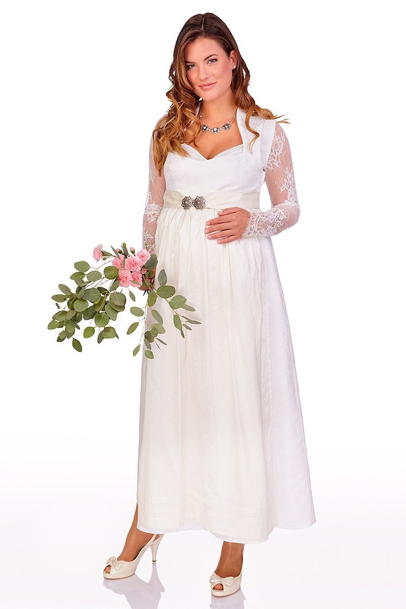 Berwin & Wolff Dirndl Hochzeits-Umstandsdirndl lang 2tlg. - HELLA - creme günstig online kaufen