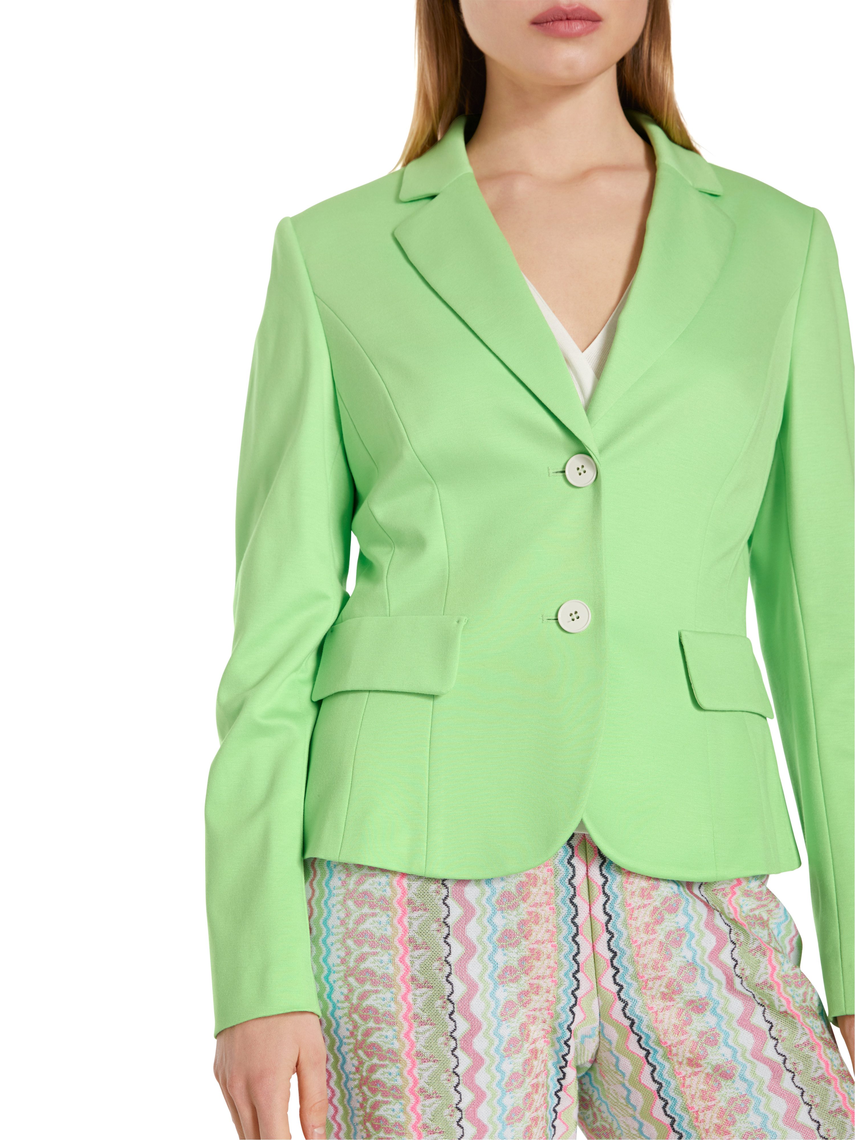 Marc Cain Kurzblazer Sesonal Colours Premium Damenmode Figurnaher Blazer