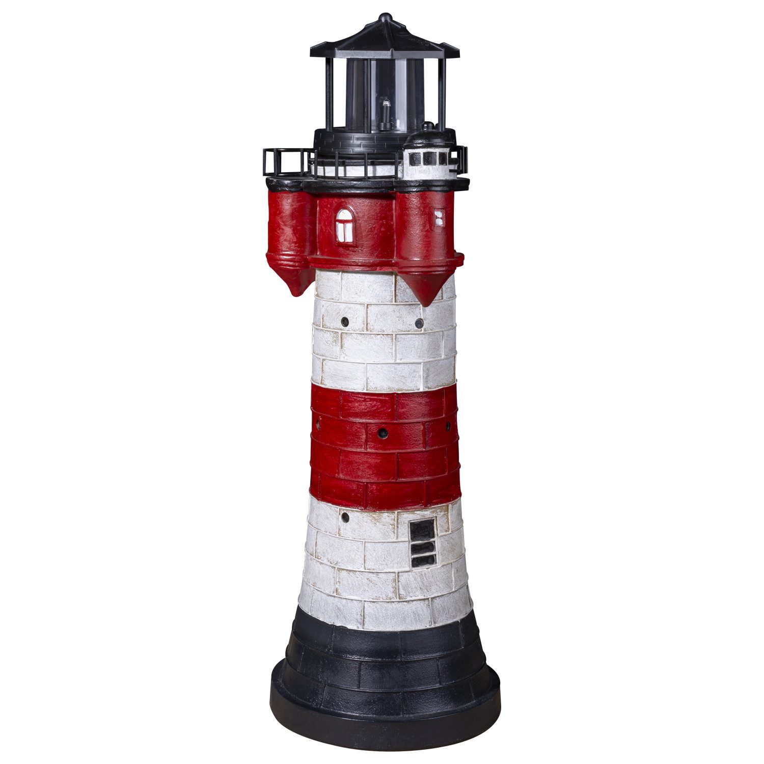 Fachhandel Plus Gartenfigur Leuchtturm Roter Sand günstig online kaufen