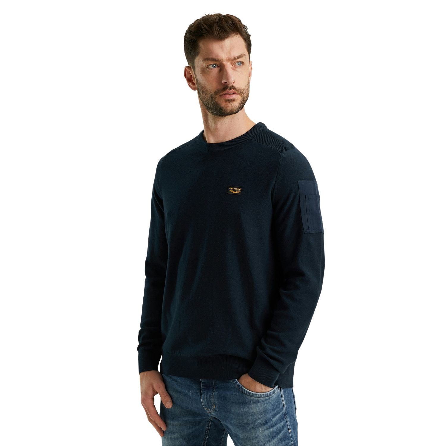 Strickpullover R-NECK AMERICAN CLASSIC SINGLE JERSEY KNIT