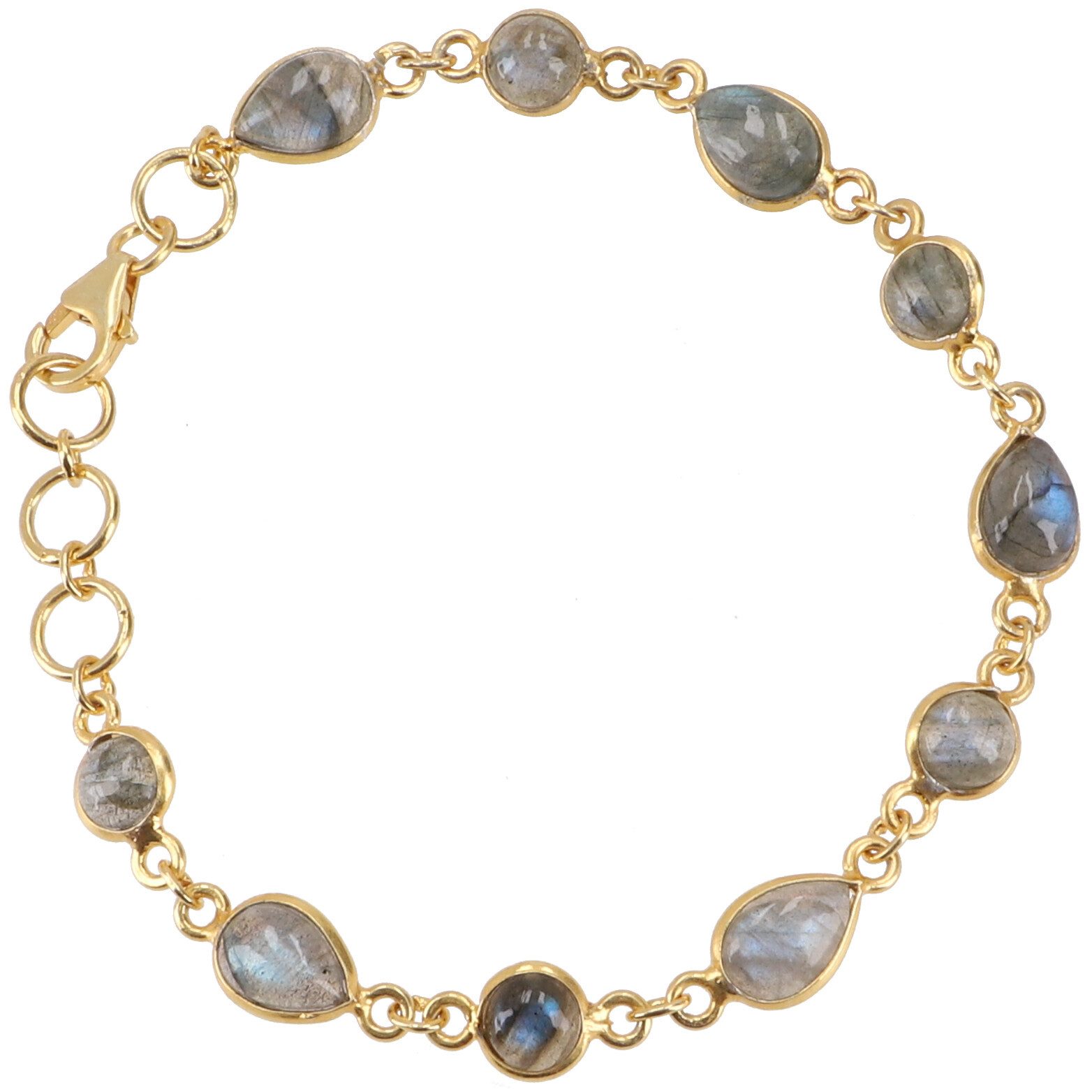 Armreif Indisches Boho Armband, vergoldetes Armband aus..