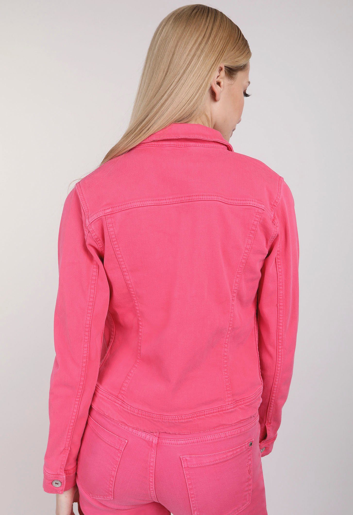 pink Denim-Qualität elastischer Jeansjacke aus FIRE BLUE GIPSY