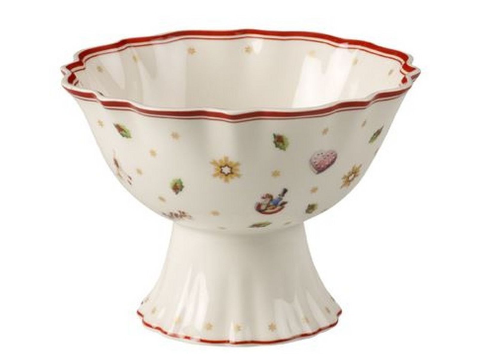 Villeroy & Boch Schale Toy's Delight Dessertschale auf Fuß 15 cm, Premium Porcelain, (Dessertschalen)