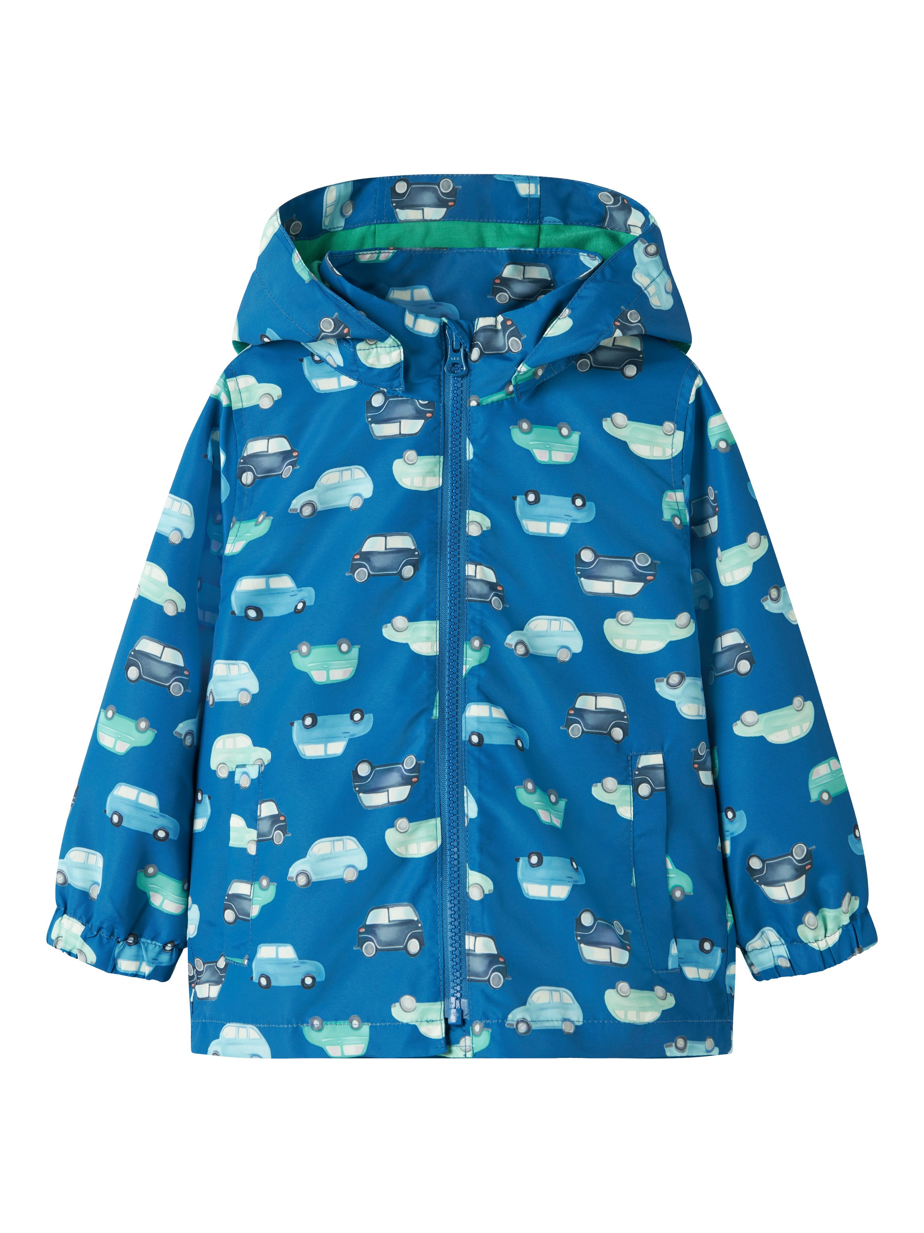 Name It Outdoorjacke NMMMAX JACKET LI AOP NOOS reflektierende Details, wasserabweisend