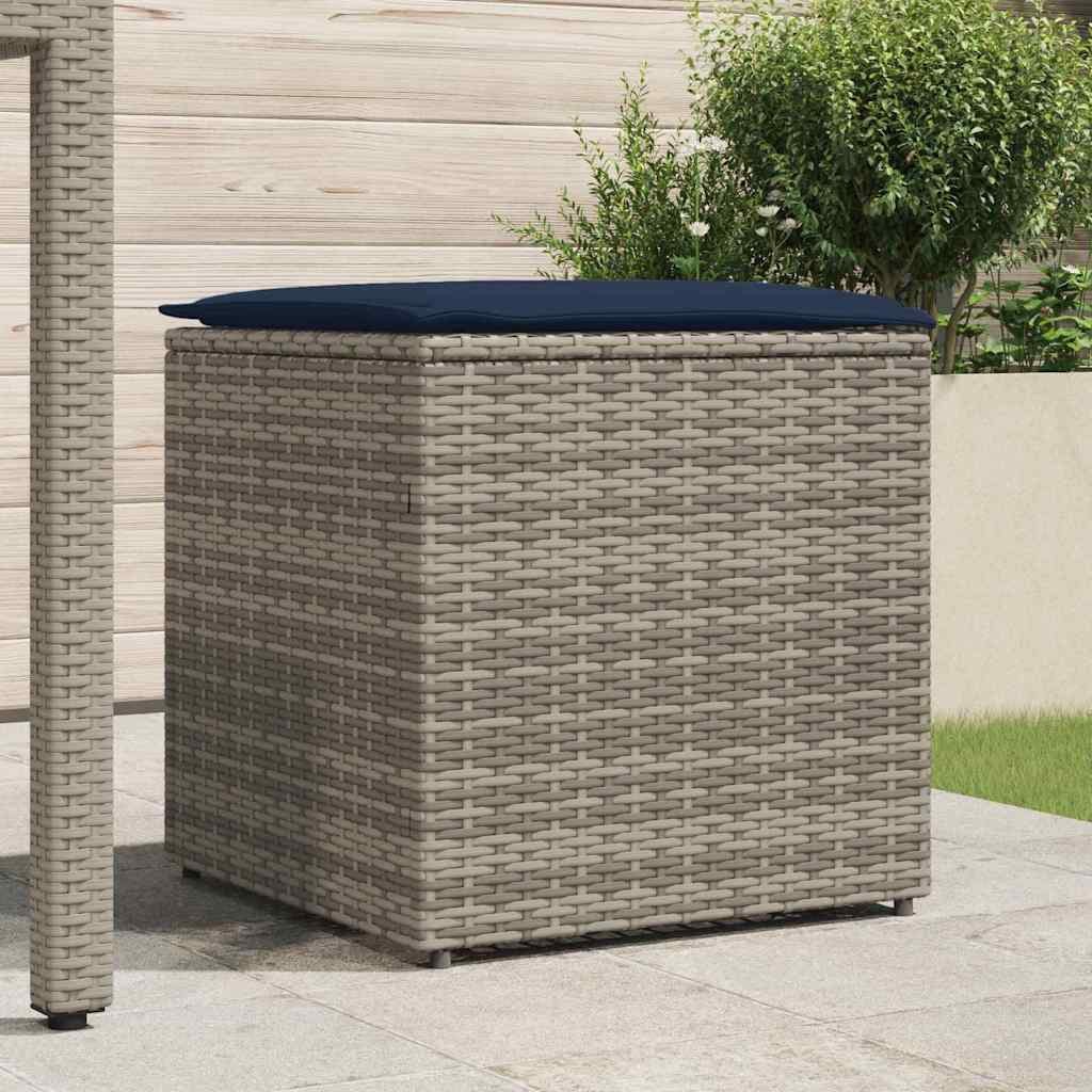vidaXL Gartenbox Kissenbox mit Speicher Grau günstig online kaufen