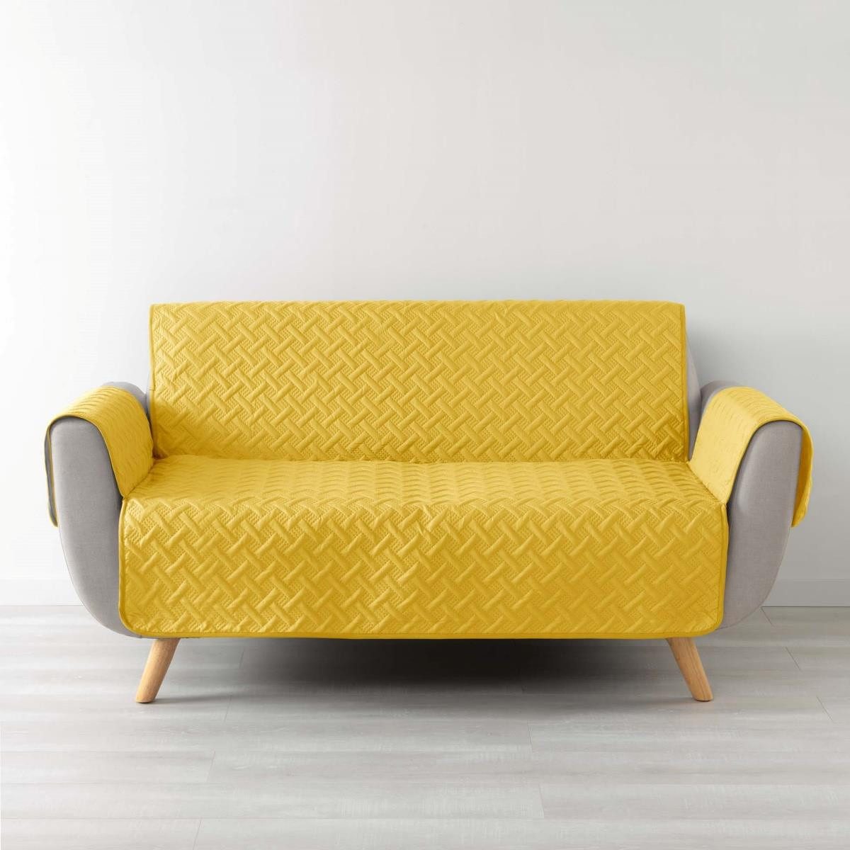 Douceur d'intérieur Sofaschoner Sofaschoner WELL, gesteppt, Mikrofaser, 279 x 179 cm