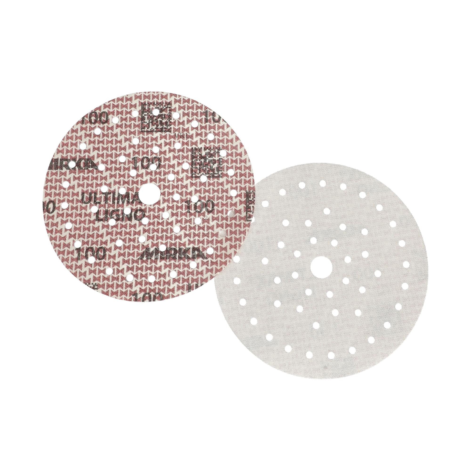 Mirka Schleifscheibe Ultimax Ligno, Korn 100,Robust, reißfest & langlebig für präzises Holzschleifen