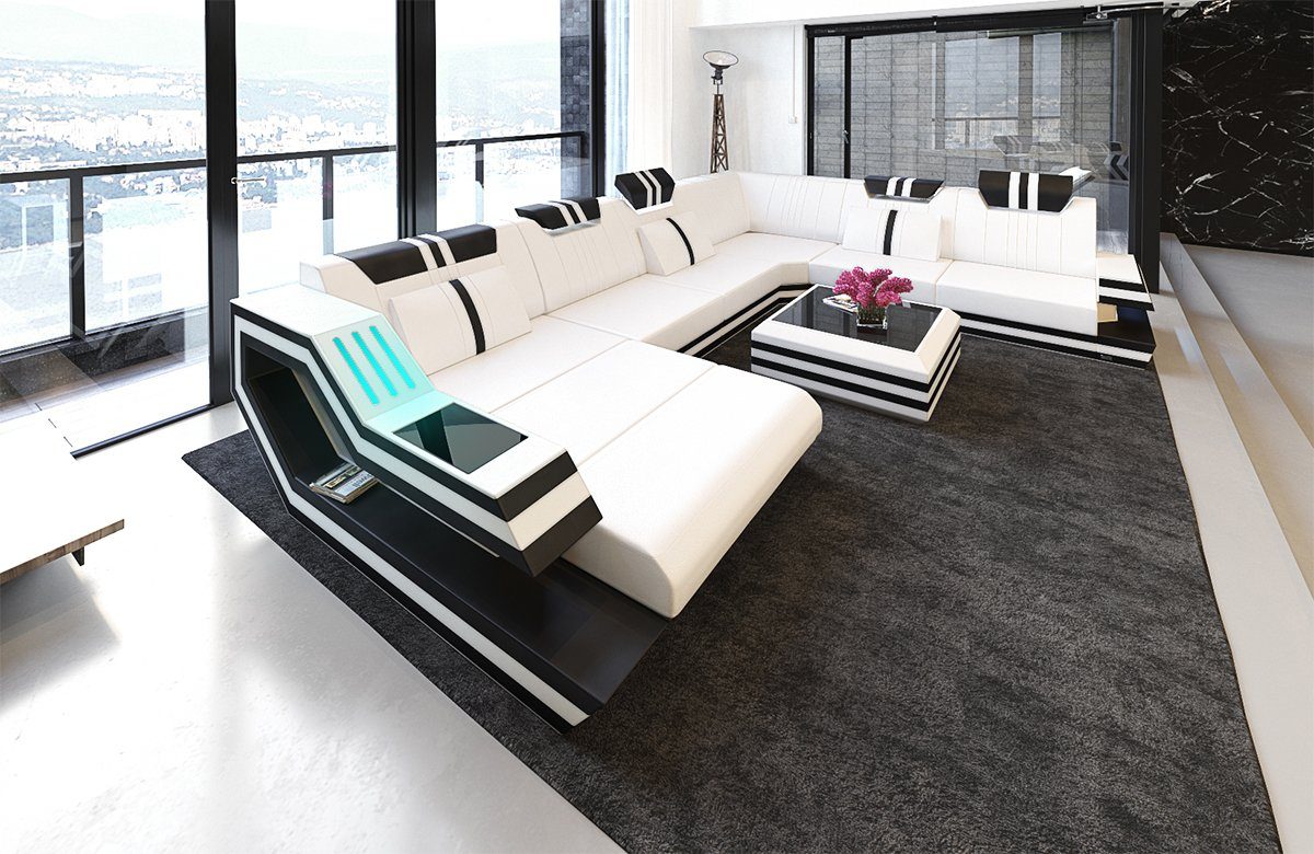 Sofa Dreams Wohnlandschaft Sofa Leder Ledercouch günstig online kaufen