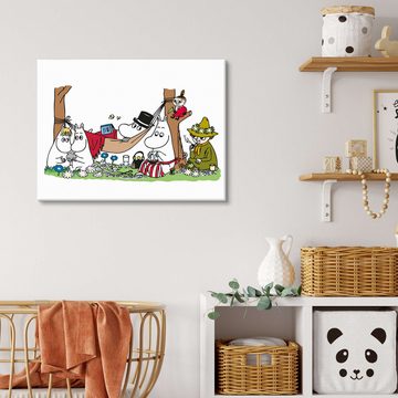 Posterlounge Leinwandbild Moomin, Die Mumins - Familienbande, Kinderzimmer Kindermotive