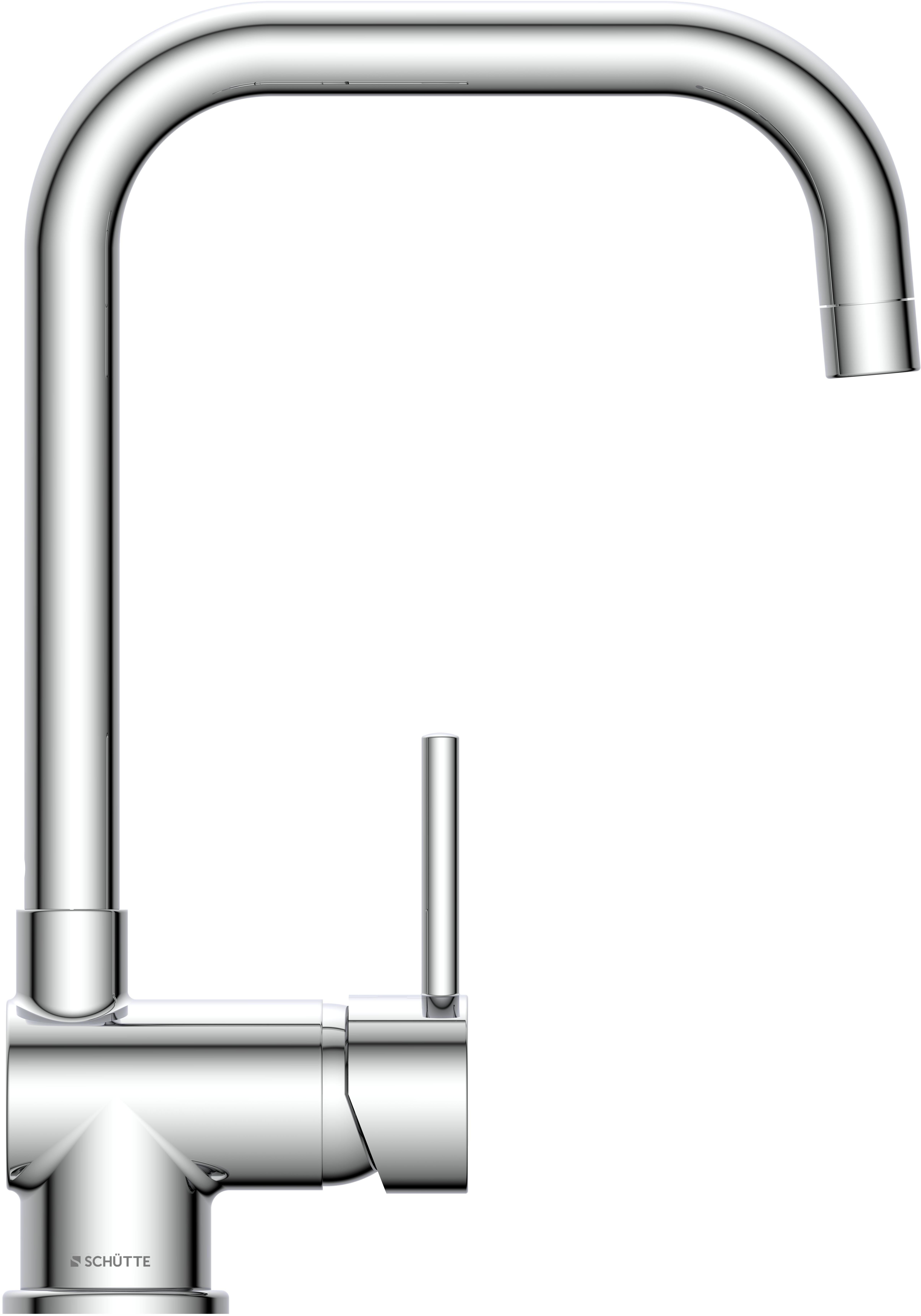 Schütte Spültischarmatur YORK praktische Cold-Start-Funktion zum Energiesparen, 360° schwenkbar