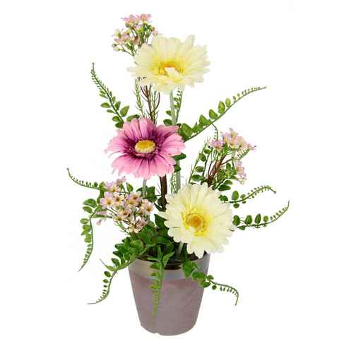 Kunstpflanze Gerbera/Wachsblume, I.GE.A., Höhe 40 cm