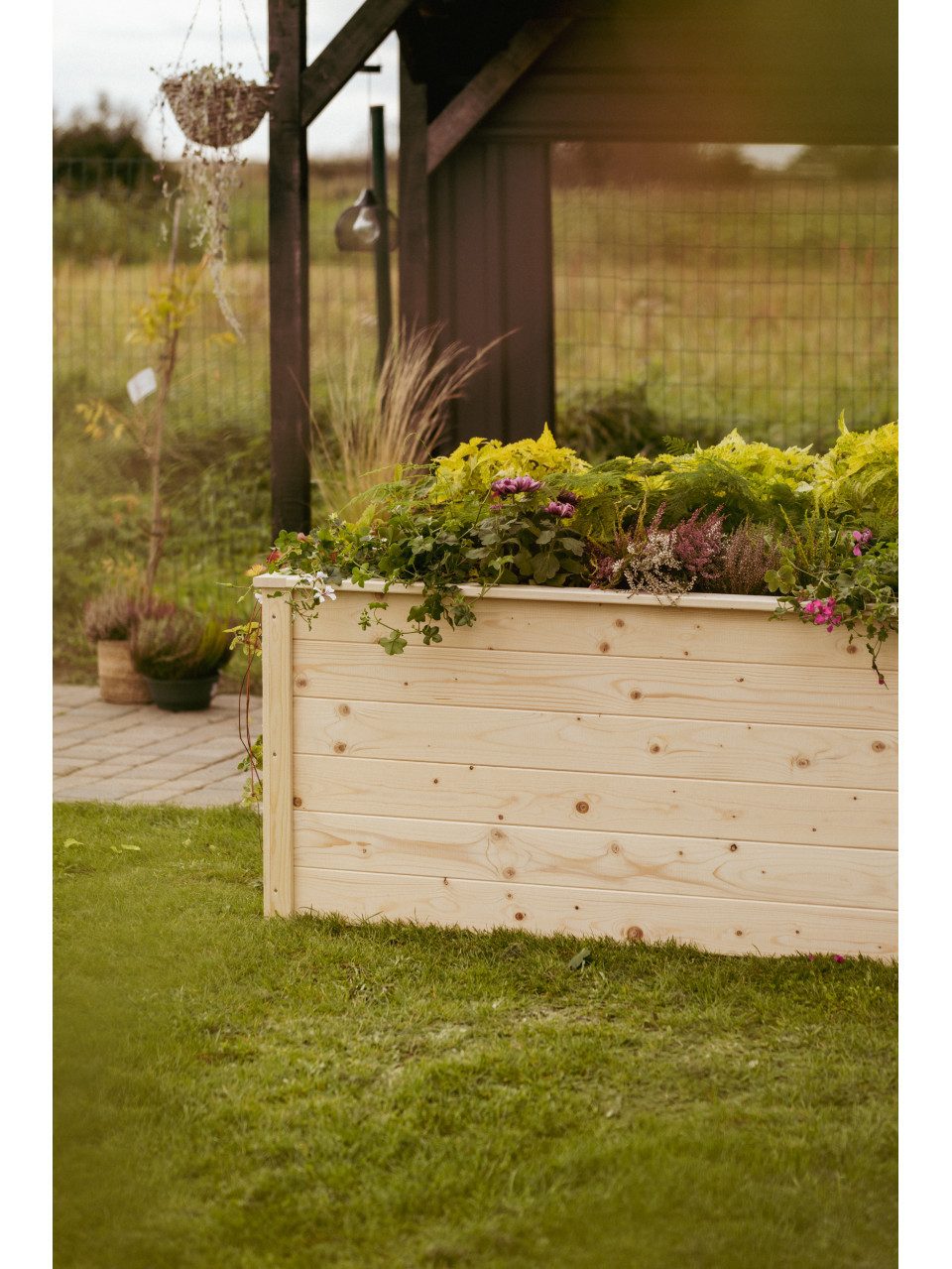 Upyard Hochbeet Upyard Hochbeet 200 x 72 x 70 cm natur mit