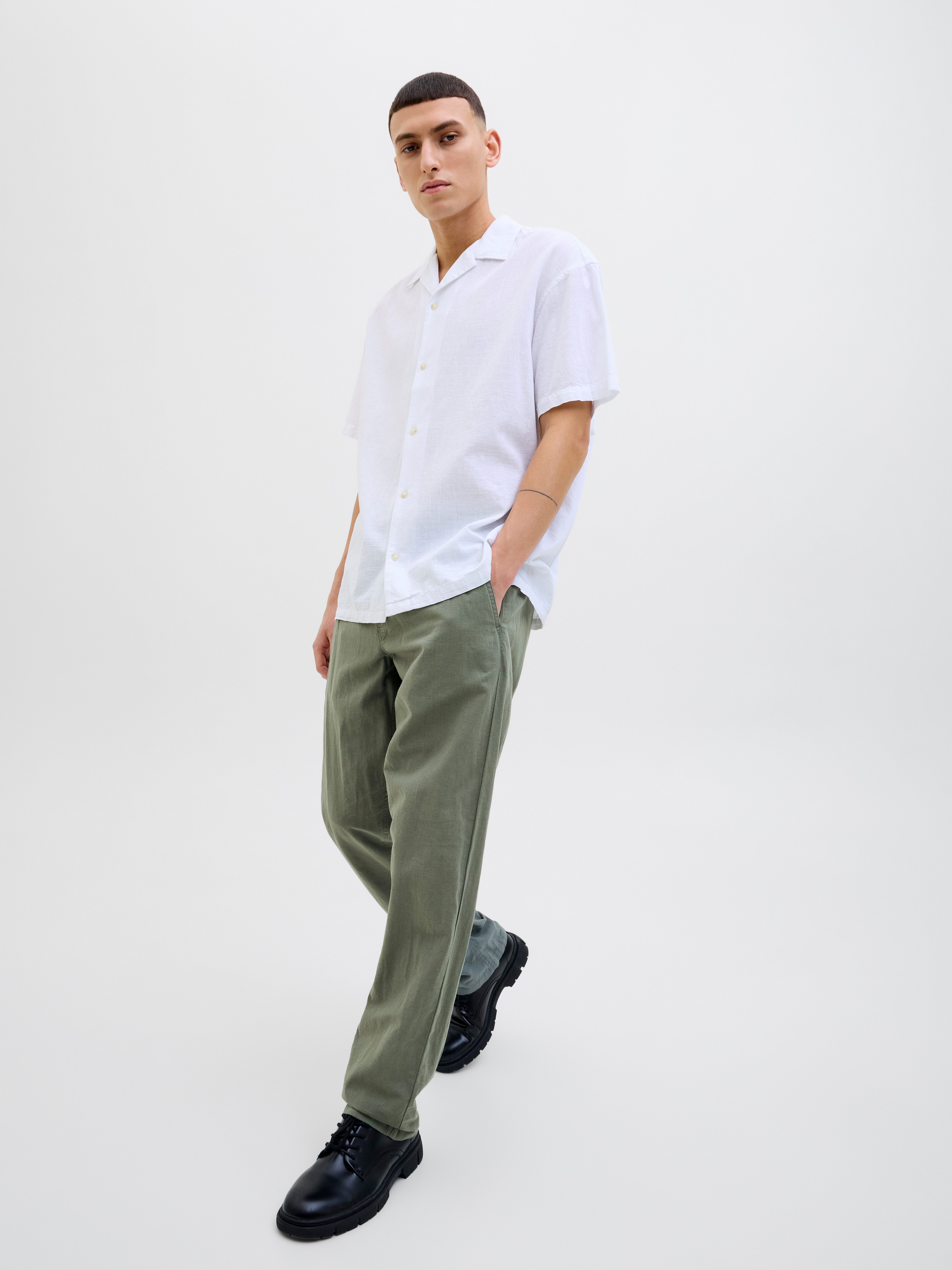 Jack & Jones Stoffhose JPSTKANE SUMMER JOGGER SN mit Bündchen