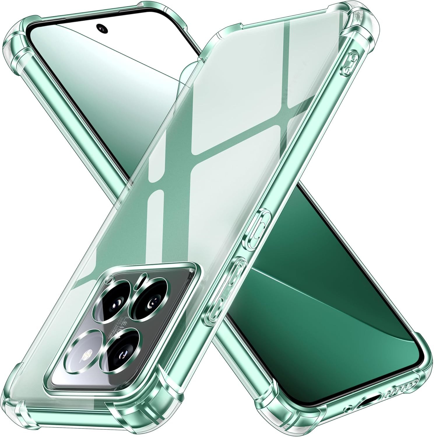 Widmann-Shop Handyhülle Hülle für Xiaomi 14/T 14T Pro 14 Ultra Hülle Case Klar Kratzfest