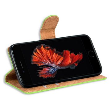 CoolGadget Handyhülle Book Case Handy Tasche für Apple iPhone 7 Plus / 8 Plus 5,5 Zoll, Hülle Klapphülle Flip Cover für iPhone 8 Plus Schutzhülle stoßfest