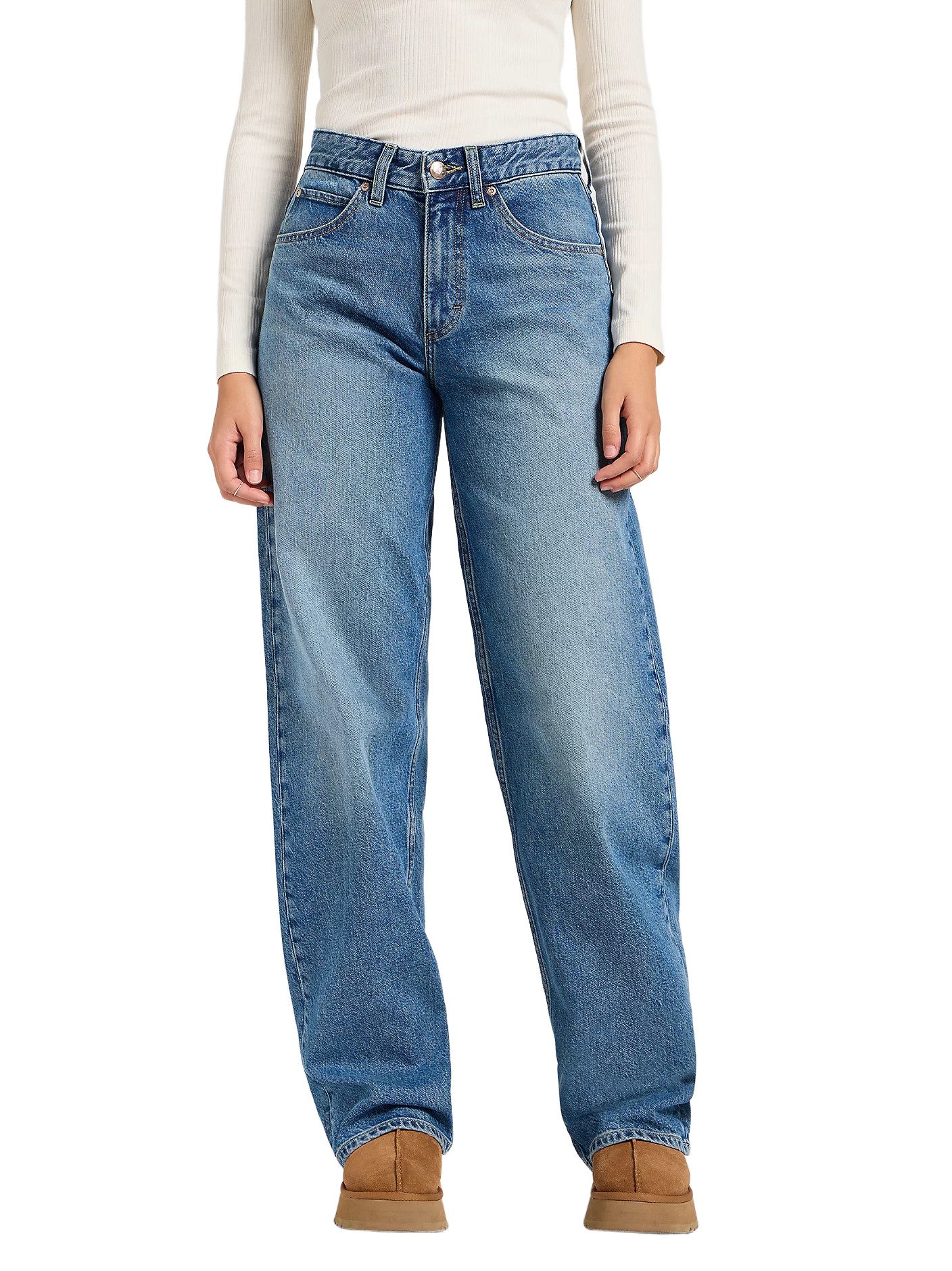 Lee® Stretch-Jeans LEE RIDER LOOSE modern mid 112355132