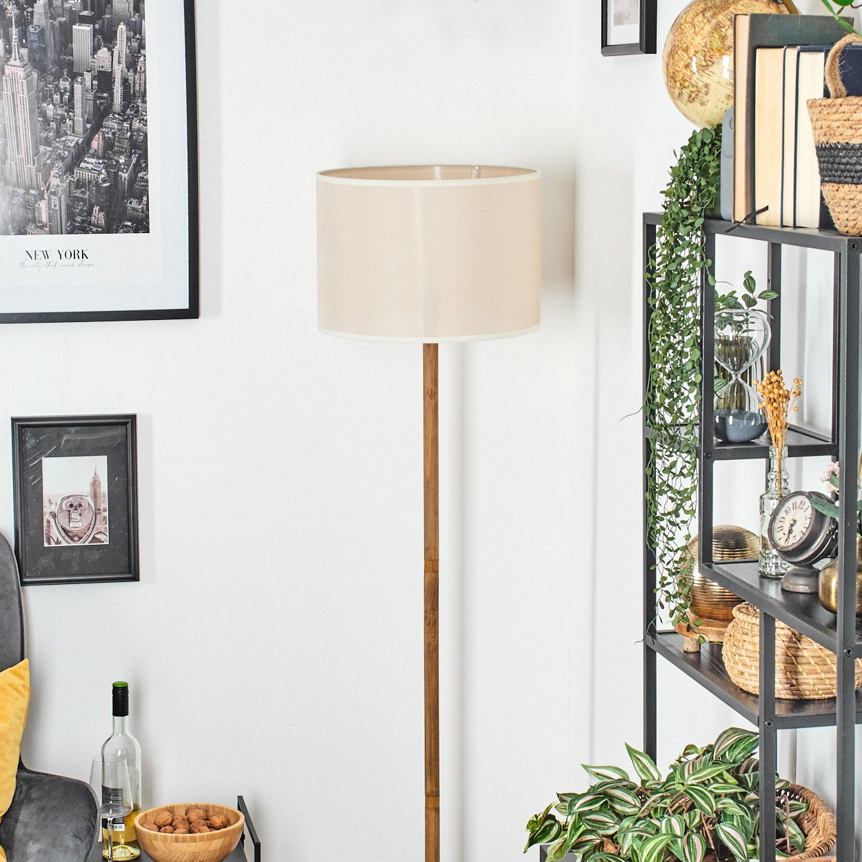 hofstein Stehlampe Stehlampe im skandinavischen Design, ohne Leuchtmittel, günstig online kaufen