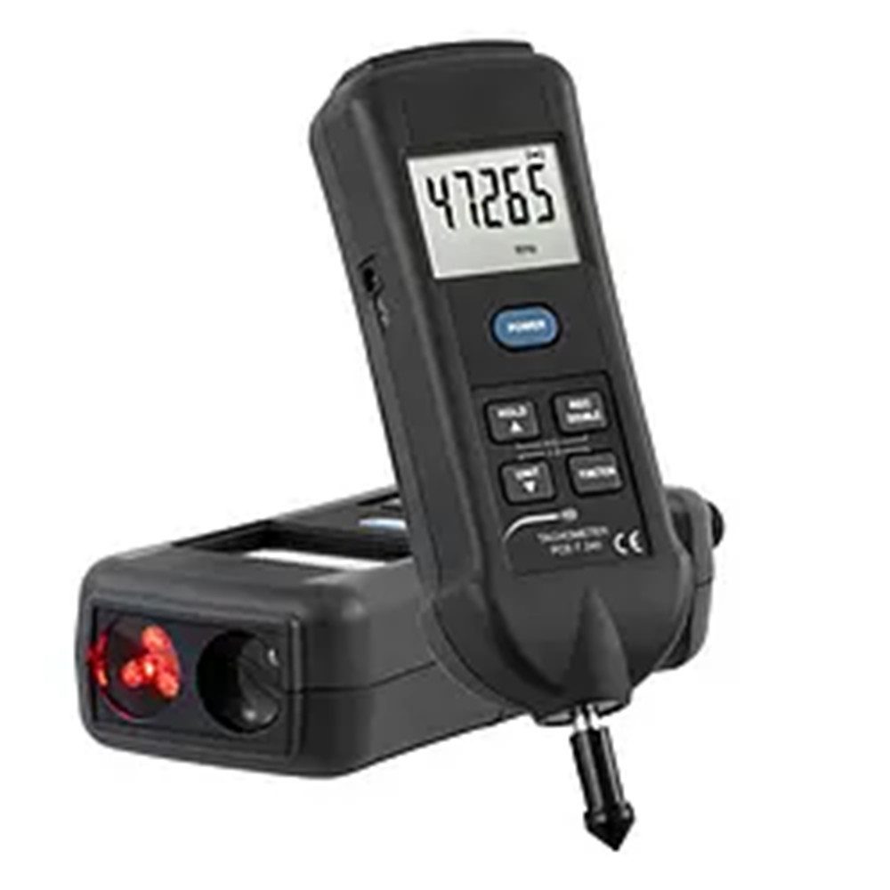 PCE Instruments Tachometer Handtachometer PCE-T 240 mit Temperaturmessung