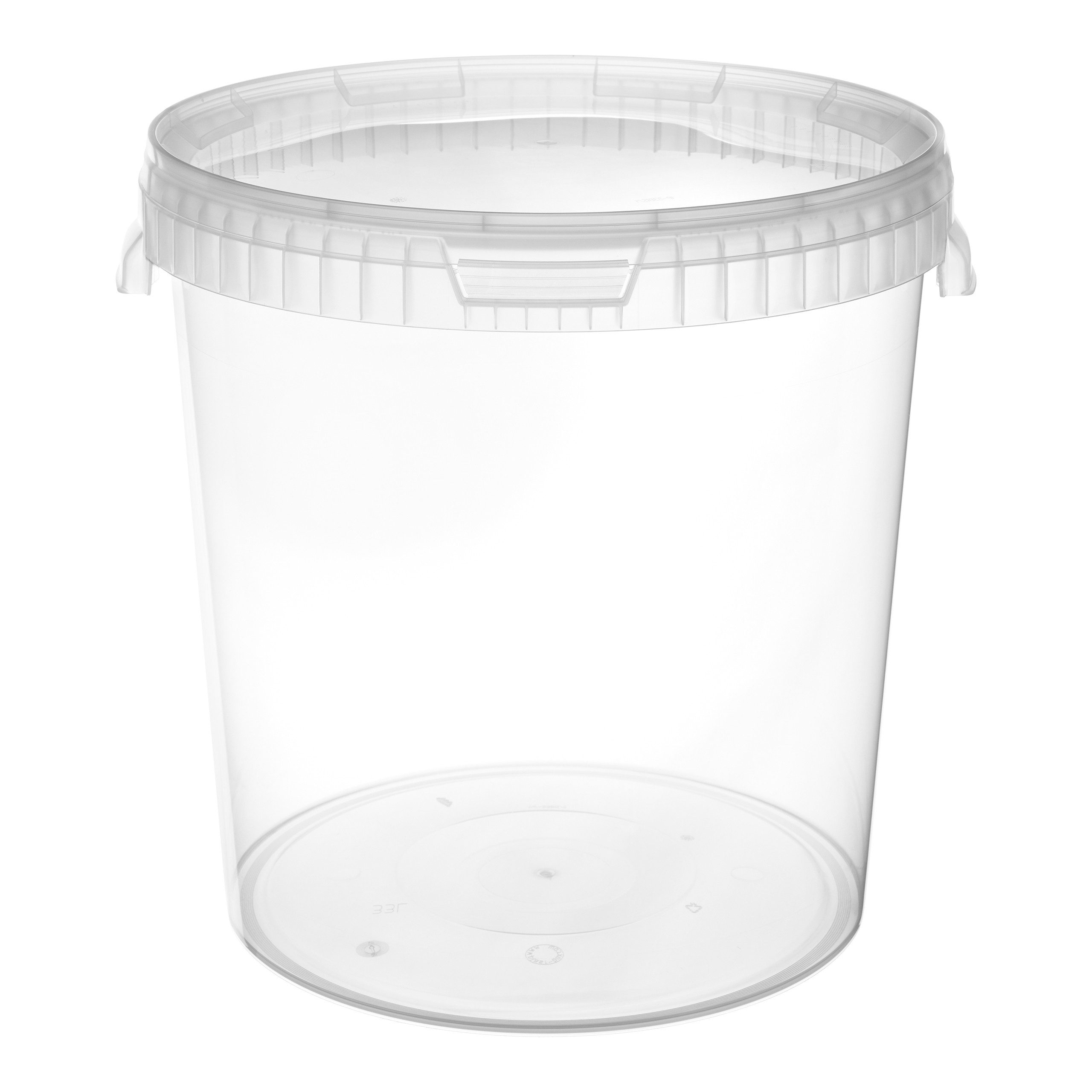 Garronda Ведро для очистки Ведра mit Deckel Transparent GD-0072, (1-tlg), für Lebensmittel und Chemikalien