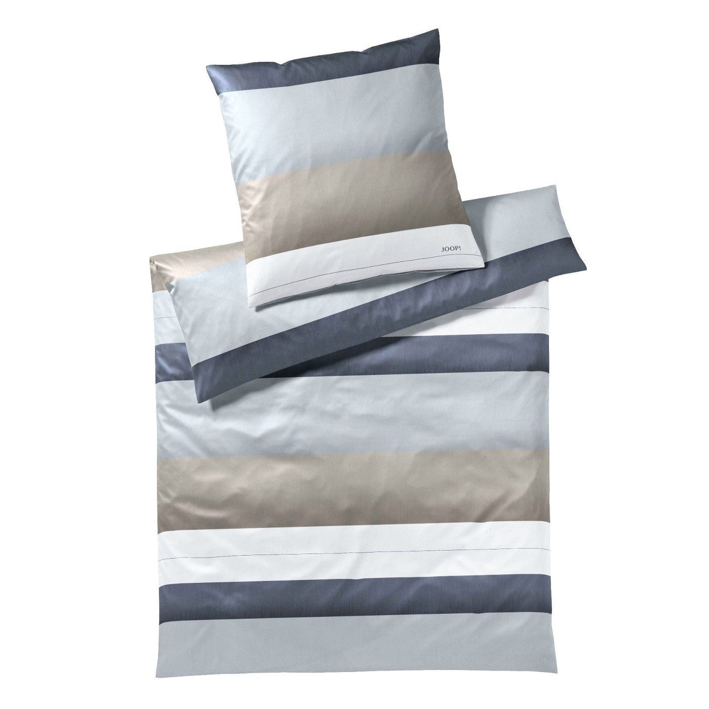 JOOP! Bettwäsche JOOP! Mako Satin Bettwäsche Purity 4073-7 sand silber grau günstig online kaufen
