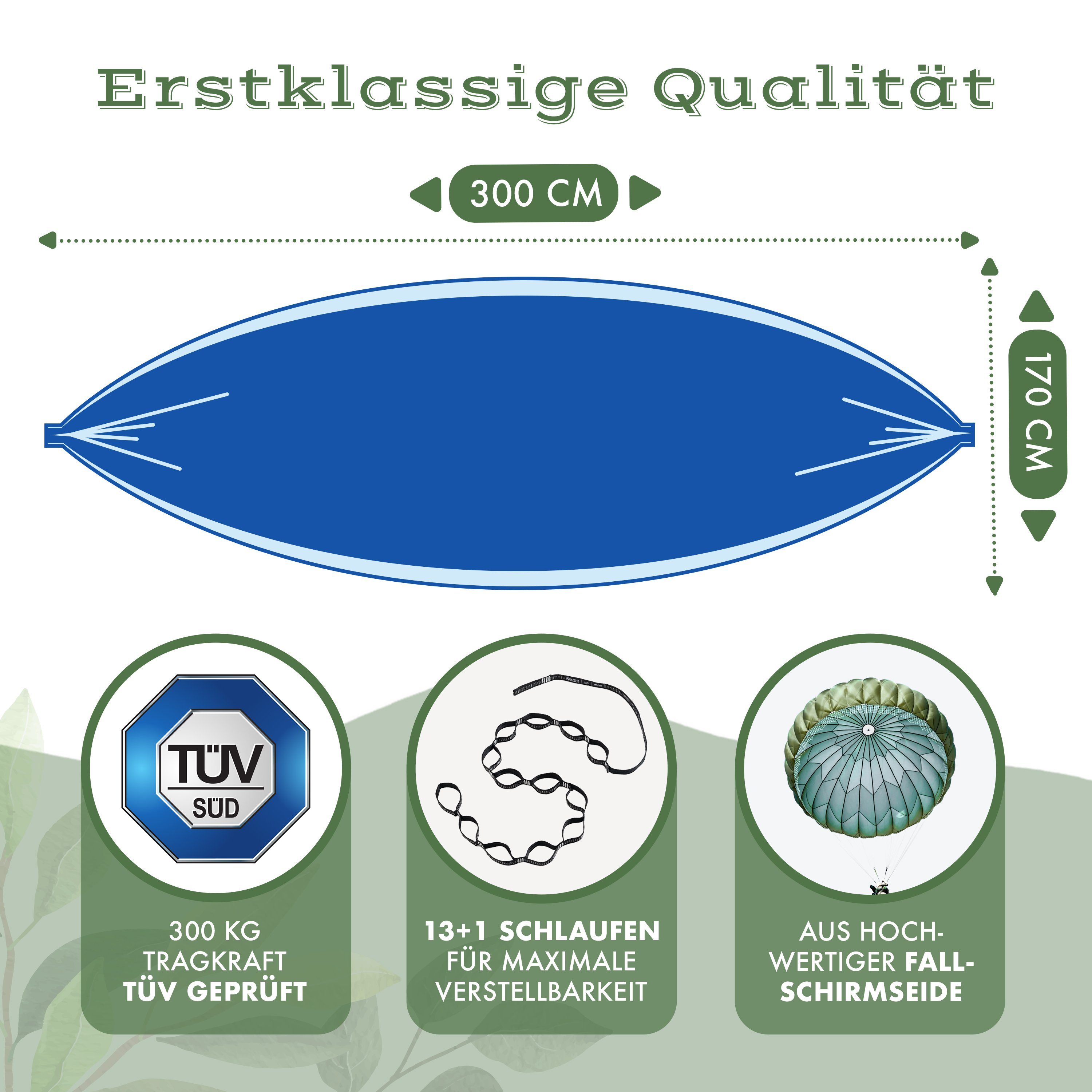 Naturbummler Hängematte Outdoor 300 x 170cm günstig online kaufen