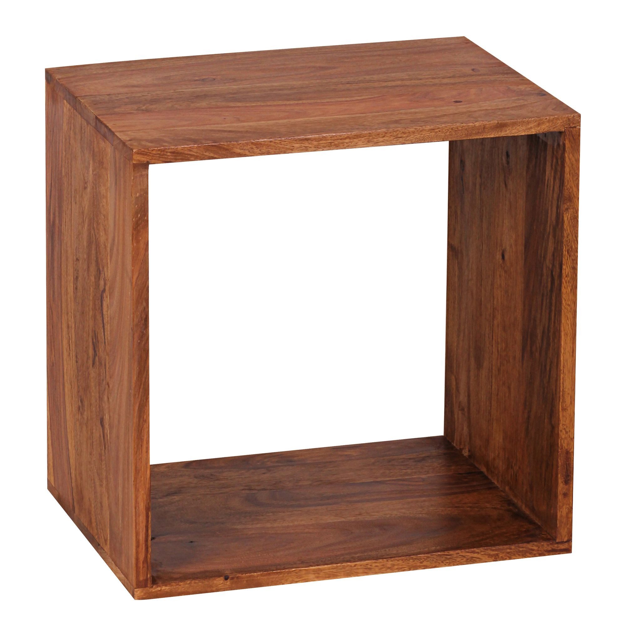 KADIMA DESIGN Beistelltisch Standregal Massivholz MUMBAI günstig online kaufen