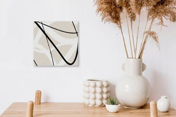 OneMillionCanvasses® Leinwandbild Linie - Abstrakt - Minimalismus - Pastell, (1 St), Leinwand Bilder für Wohnzimmer Schlafzimmer