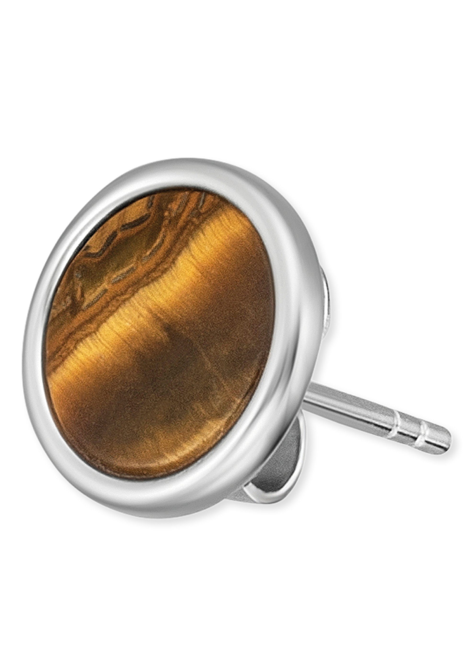 Engelsrufer Paar Ohrstecker POWERFUL STONE TIGERAUGE, mit Tigerauge