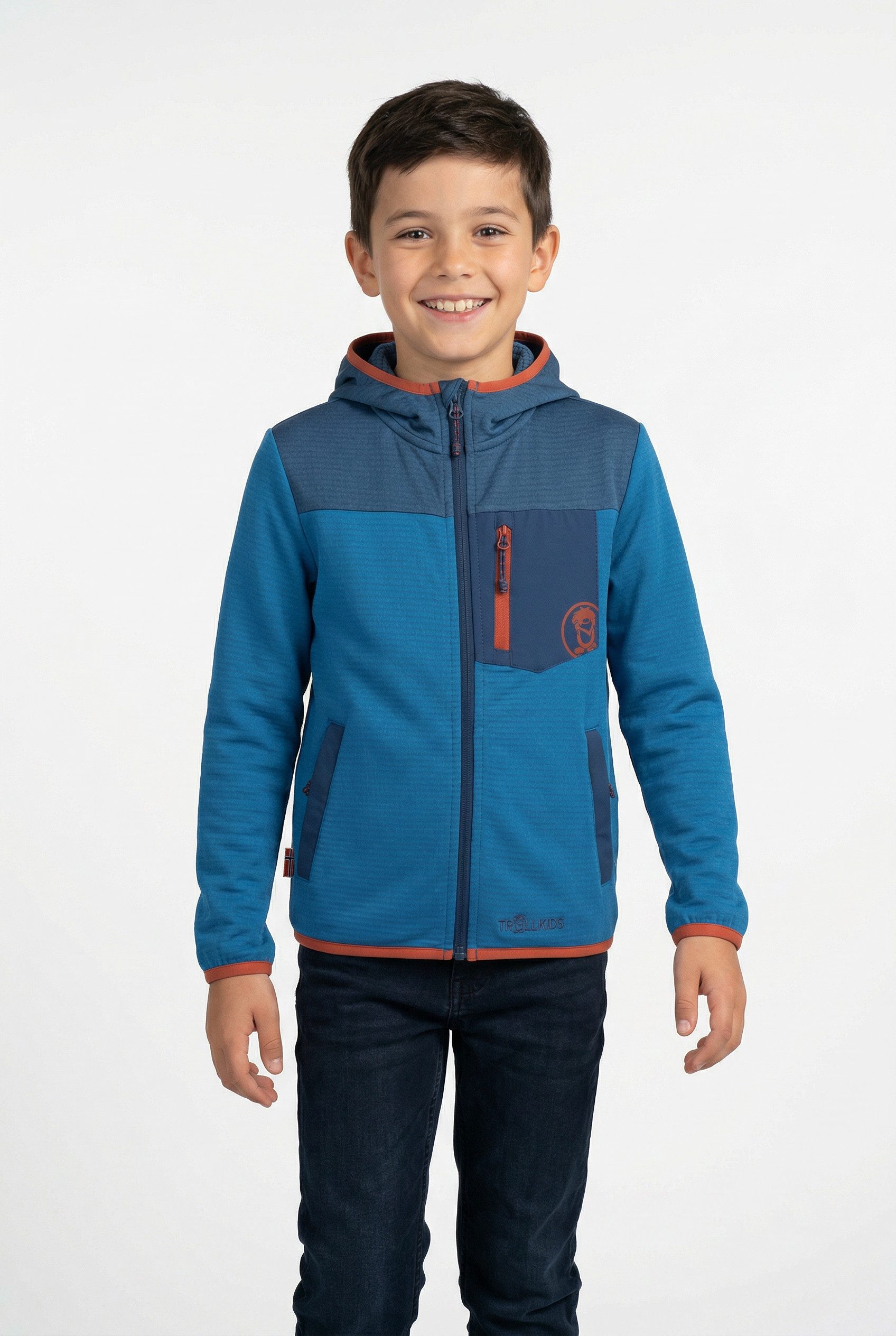 TROLLKIDS Fleecejacke KIDS HOLMEDAL JACKET Übergangsjacke, sportlicher Stil, für Kinder und Jugendliche