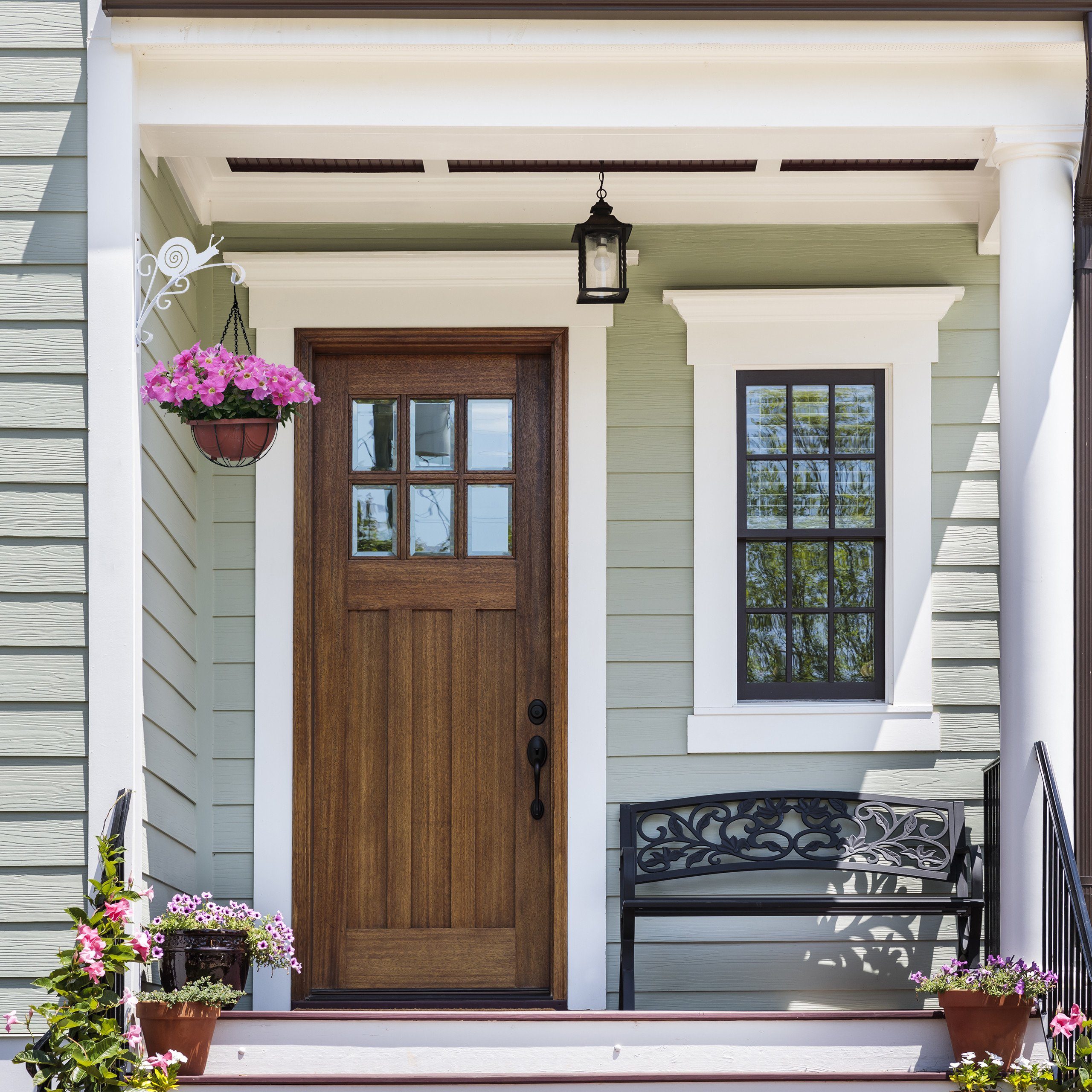 relaxdays Wandhaken Blumenampelhalterung mit Schnecke günstig online kaufen