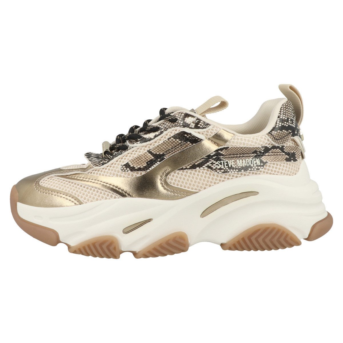 STEVE MADDEN Possession-E Damen Sneaker Turnschuhe, Sportschuhe, Freizeitschuhe, Halbschuhe, Schnürschuhe