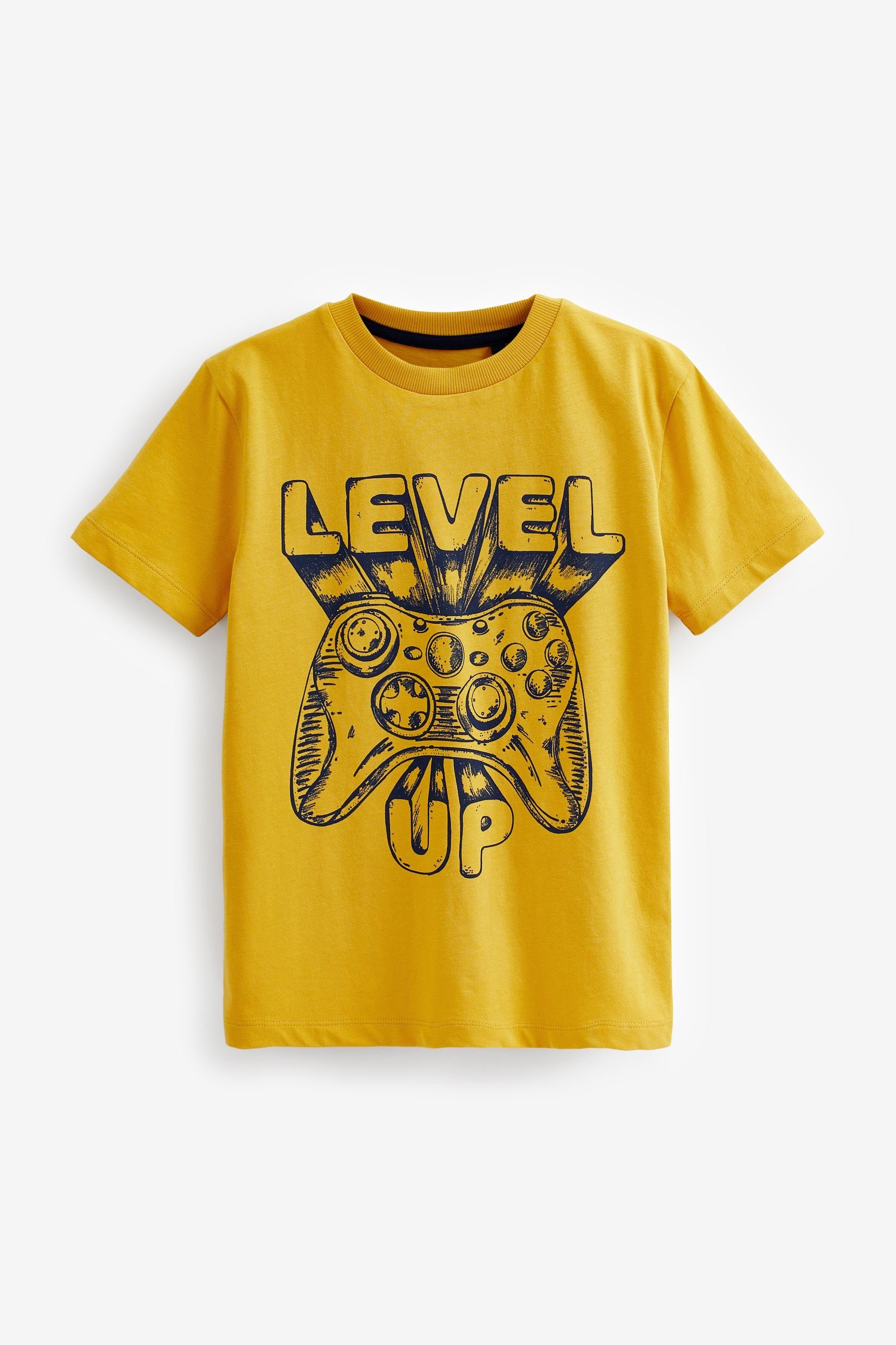 Gaming T-Shirt Grafik-T-Shirt (1-tlg) Yellow Next