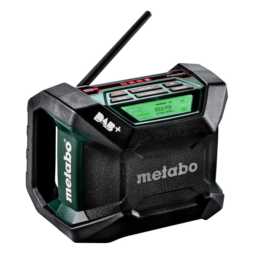 metabo R 12-18 DAB+ BT (600778850) Akku-Baustellenradio Baustellenradio (Digitalradio (DAB), FM-Tuner, FM-Tuner mit RDS, Bluetooth)