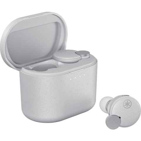 Yamaha TW-E7B In-Ear-Kopfhörer (Active Noise Cancelling (ANC), On-Ear-Erkennung, Sprachsteuerung, Google Assistant, Siri, Bluetooth)