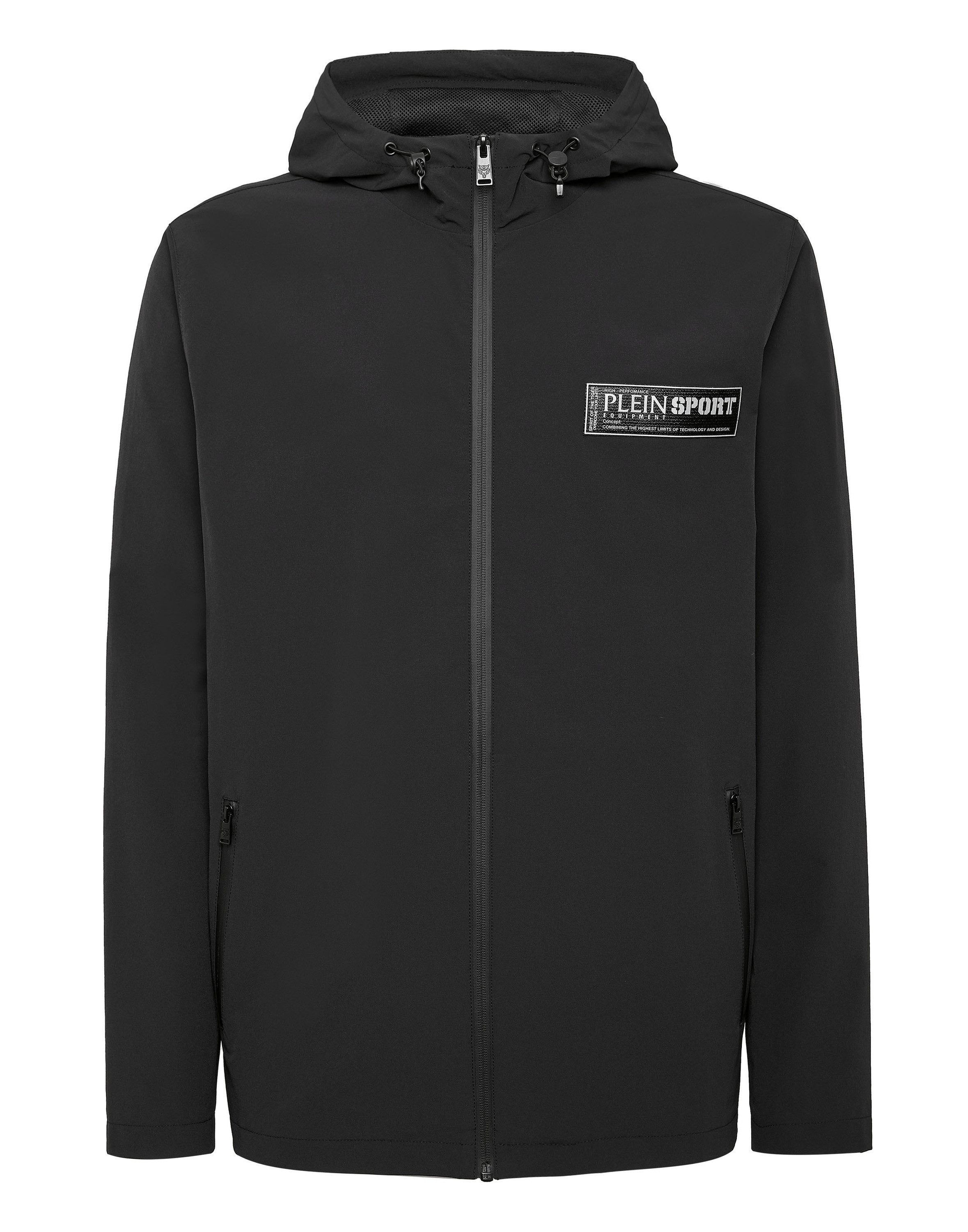 PLEIN SPORT Kapuzensweatjacke Sweatjacke mit Kapuze