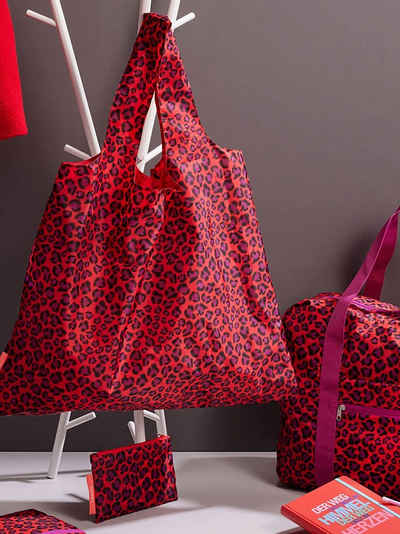 Cedon Museum Shops Einkaufsbeutel Easy Bag XL Leo Rot
