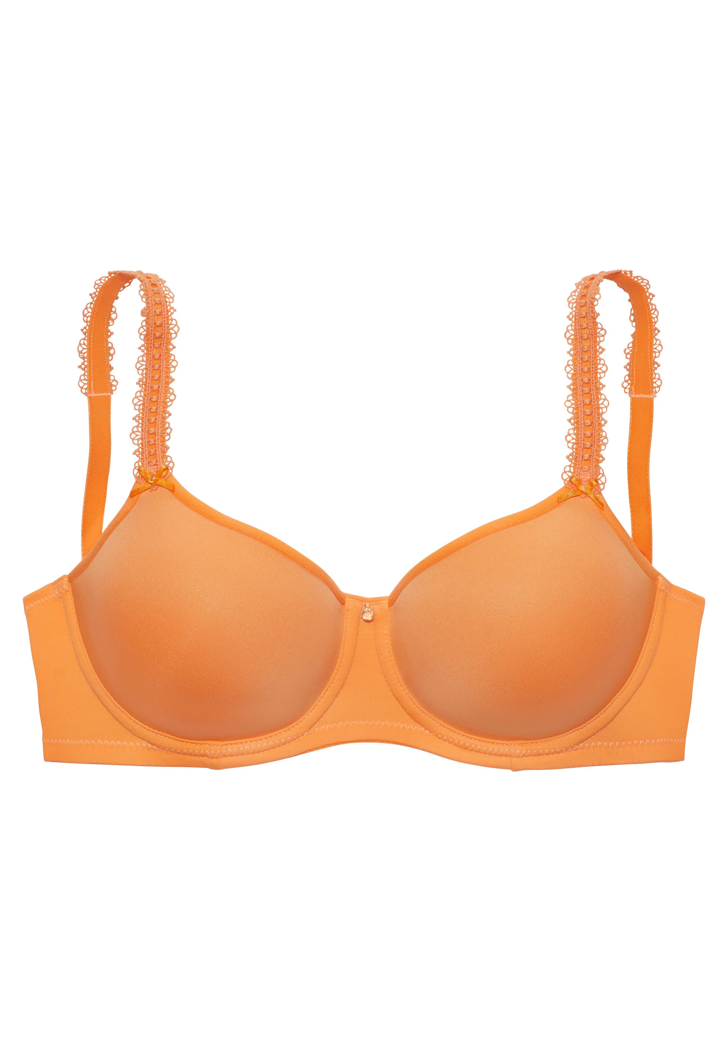 Nuance Minimizer-BH mit Bügel & leichten Spacer-Schalen, mit verspielten Spitzenträgern