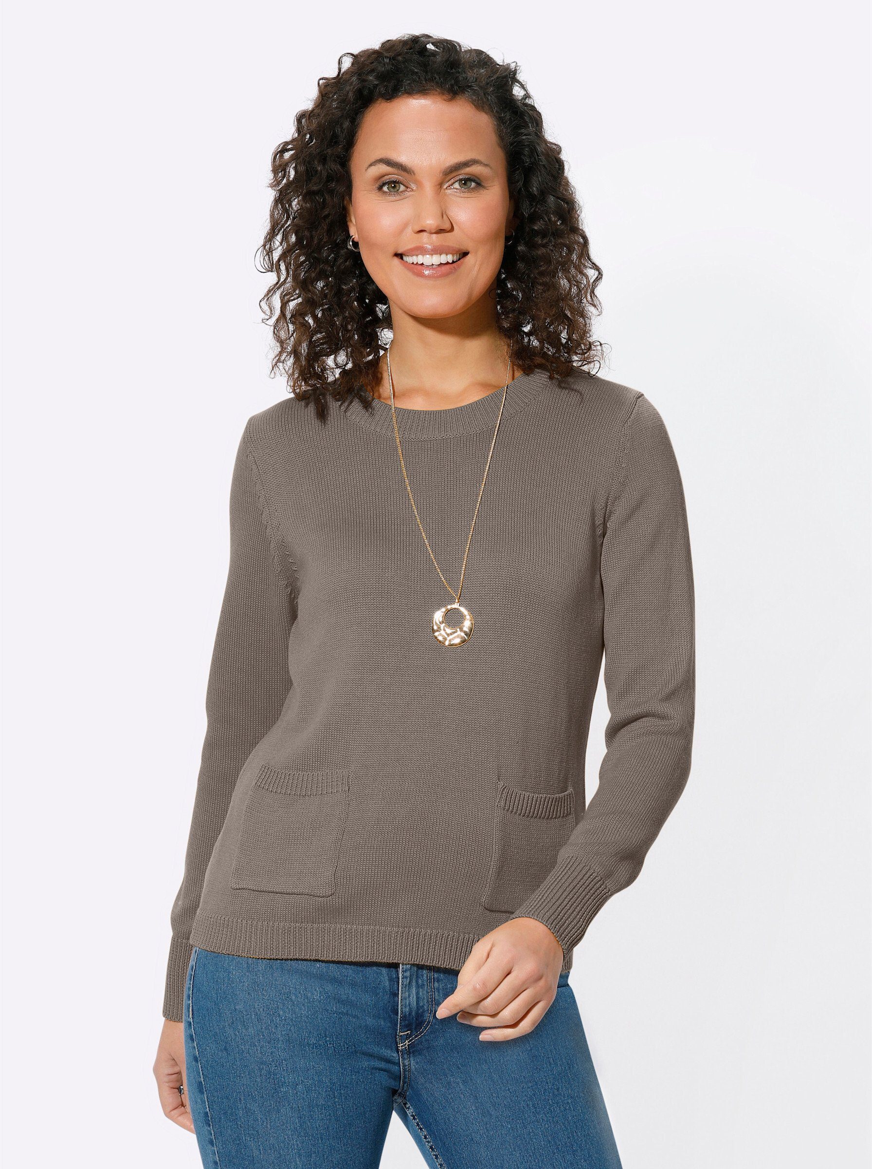 Casual Looks Rundhalspullover "Pullover" günstig online kaufen