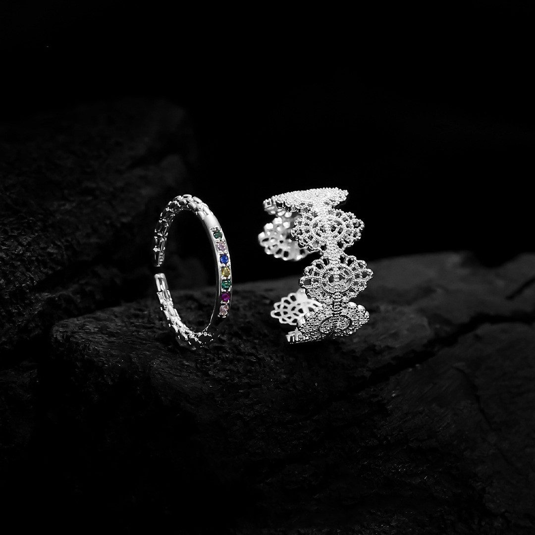 The Beauty House Fingerring Damen Ring Vintage 2er Set günstig online kaufen