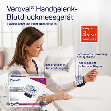 Veroval Handgelenk-Blutdruckmessgerät Handgelenk-Blutdruckmessgerät, für einfaches und schnelles Messen