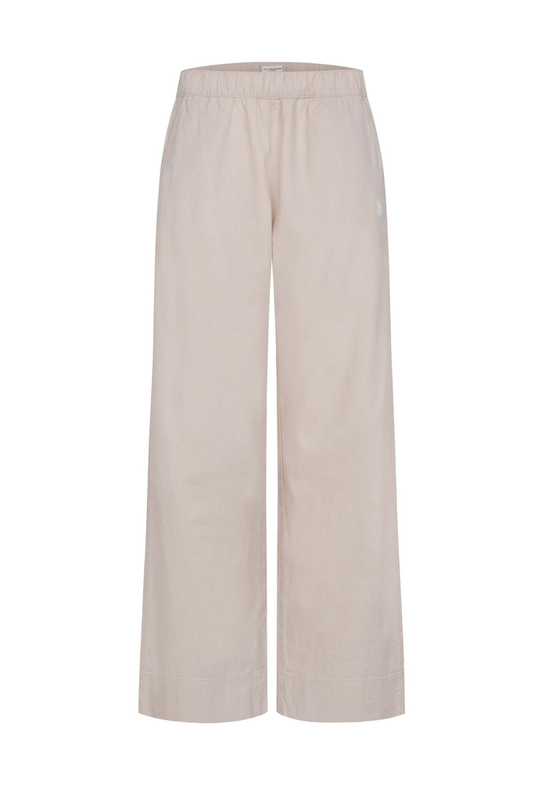 Leinenhose USMoolly Damen - Sommerhose luftig mit elastischem Bund
