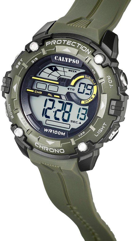 For Digital Man, K5819/1 WATCHES CALYPSO Chronograph